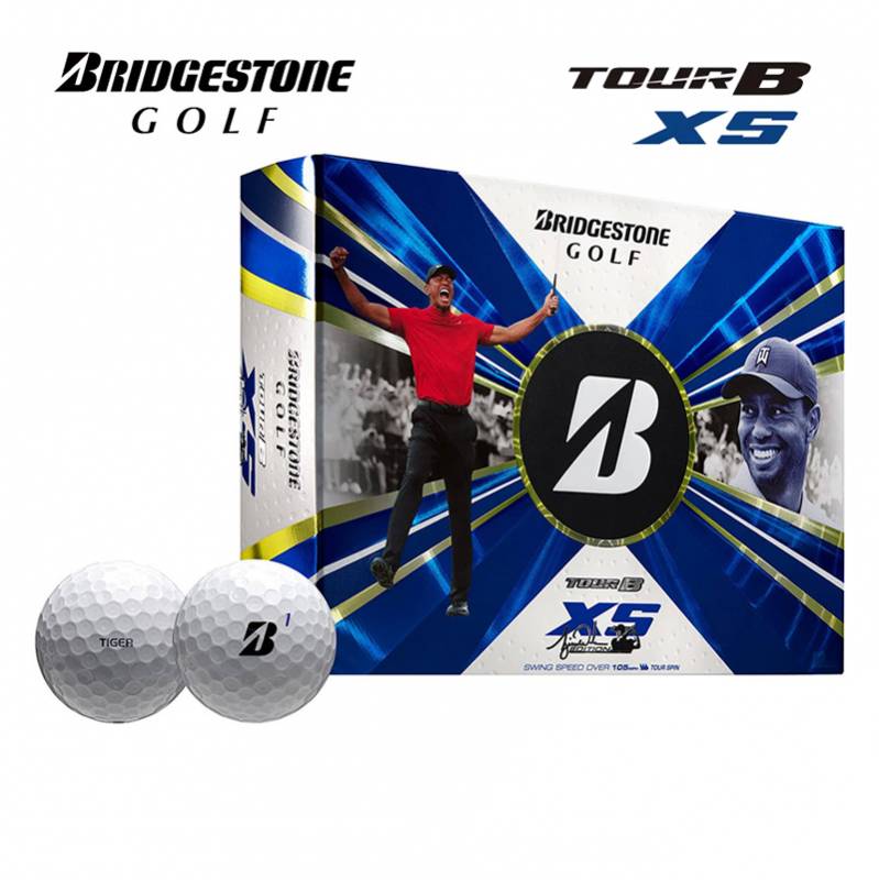 BRIDGESTONE TOUR B XS 2022 TIGER EDITION ゴルフボール ブリヂストン ツアーBXS タイガーエディション 1ダース(12個入り) USA直輸入品