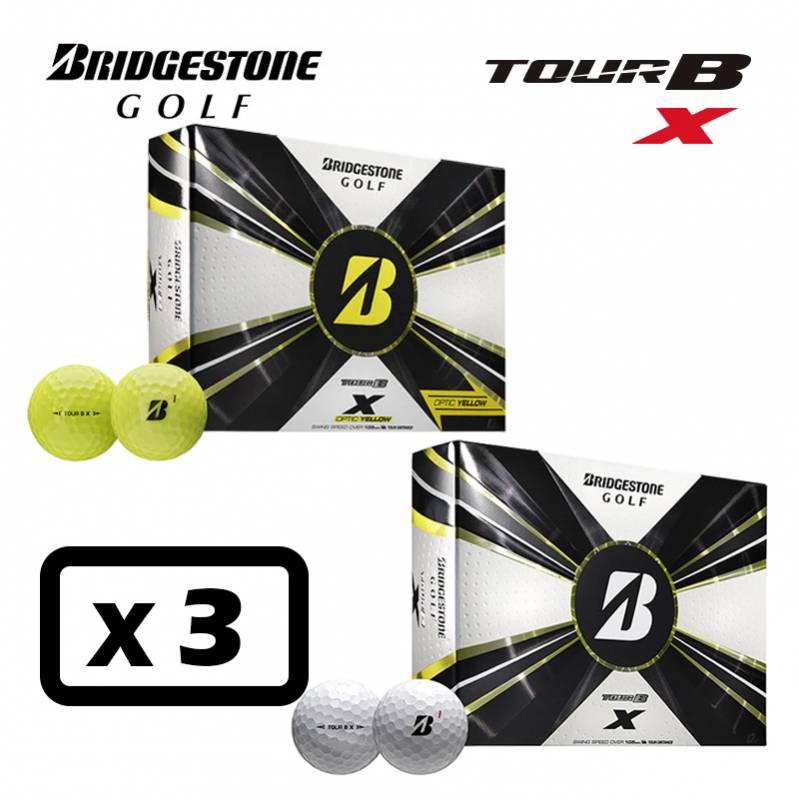 BRIDGESTONE TOUR B X 2022 ゴルフボール ブリヂストン ツアーBX 3ダースセット(12個入り×3) USA直輸入品