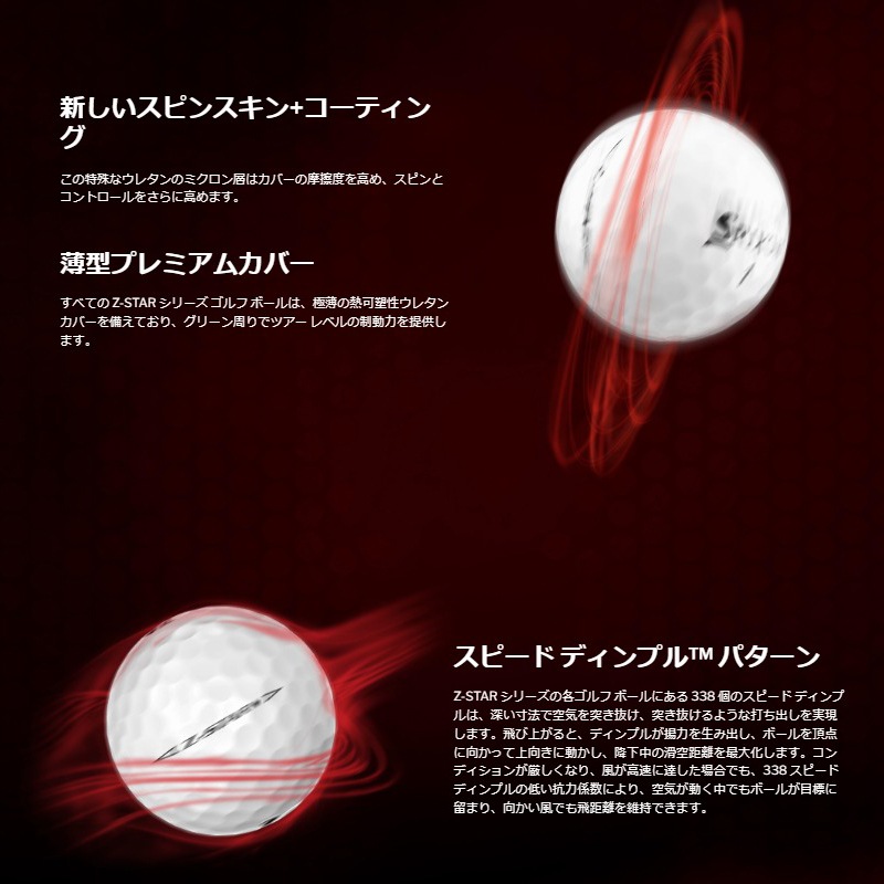 【2ダースセット】スリクソン SRIXON 2023 Z-Star XV Ball  Z スターXV ボール 2箱セット（12個入り×2）USA直輸入品 ゴルフボール