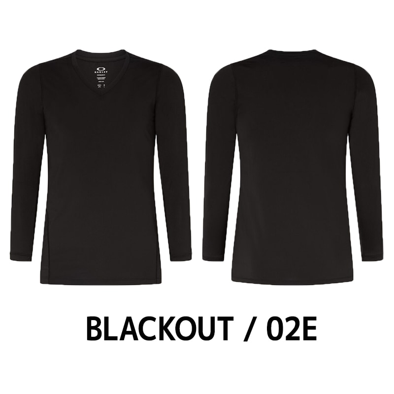 オークリー インナーシャツ ベースレイヤー Vネック 4.0OAKLEY BASE LAYER V NECK 4.0 FOA406355 吸汗速乾 接触冷感 長袖 ゴルフウェア   [日本正規品]