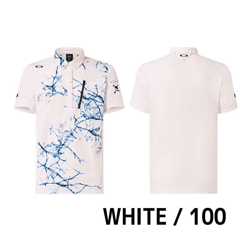 オークリー ポロシャツ スカル アイススマッシュシャツ OAKLEY SKULL ICE SMASH SHIRT FOA406428 半袖  襟付き ゴルフウェア  [日本正規品]