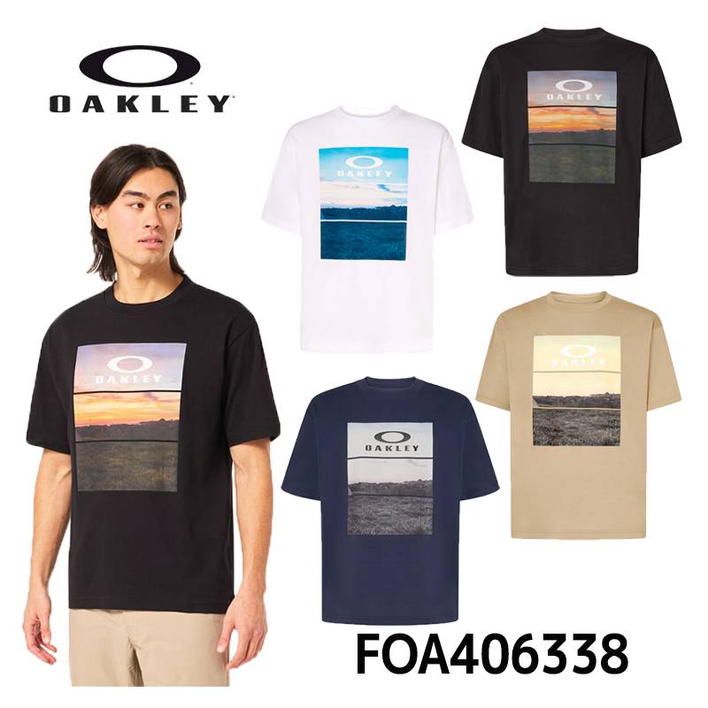 オークリー レトロ Tシャツ サンセット 3.0ENHANCE QDC SS TEE SUNSET 3.0 FOA406338 半袖 吸汗速乾 裏点接触  [日本正規品]