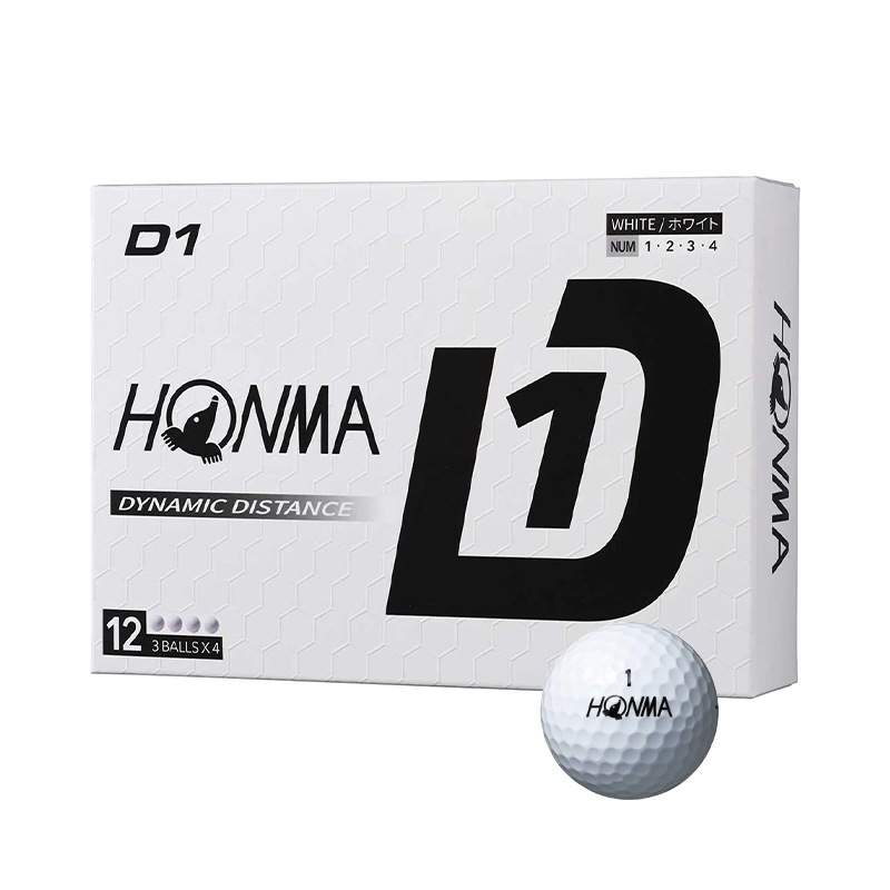 【在庫あり・即納】HONMA ホンマ D1 Ball 2024 D1 ボール 1ダース（12個入り）日本正規品【BT2401】 ゴルフボール