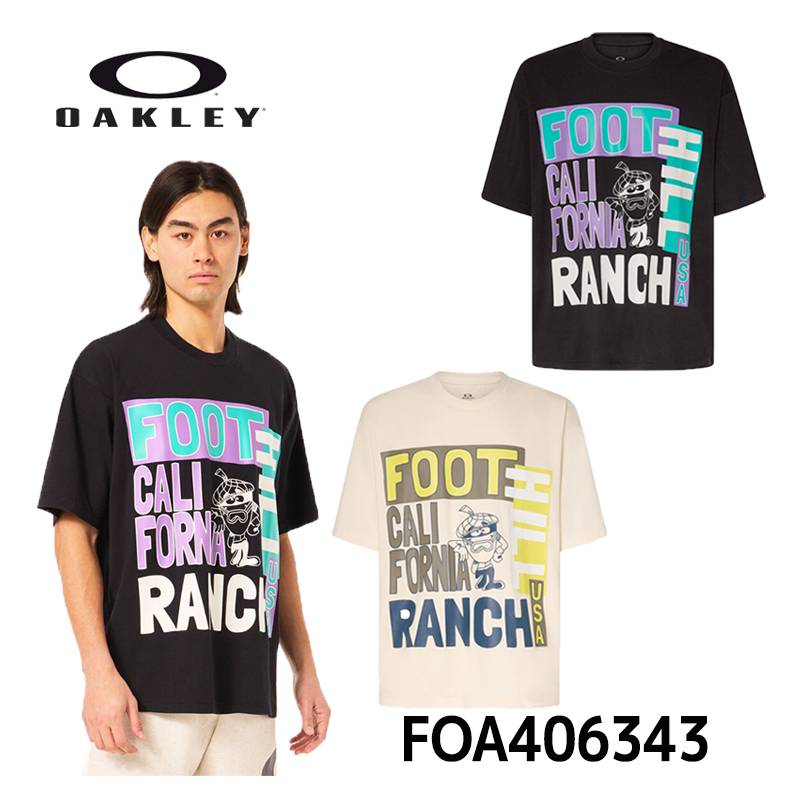 オークリー レトロ Tシャツ フットヒル 1.0OAKLEY EN NEW RETRO TEE FOOTHILL 1.0 FOA406343 半袖 吸汗速乾  [日本正規品]