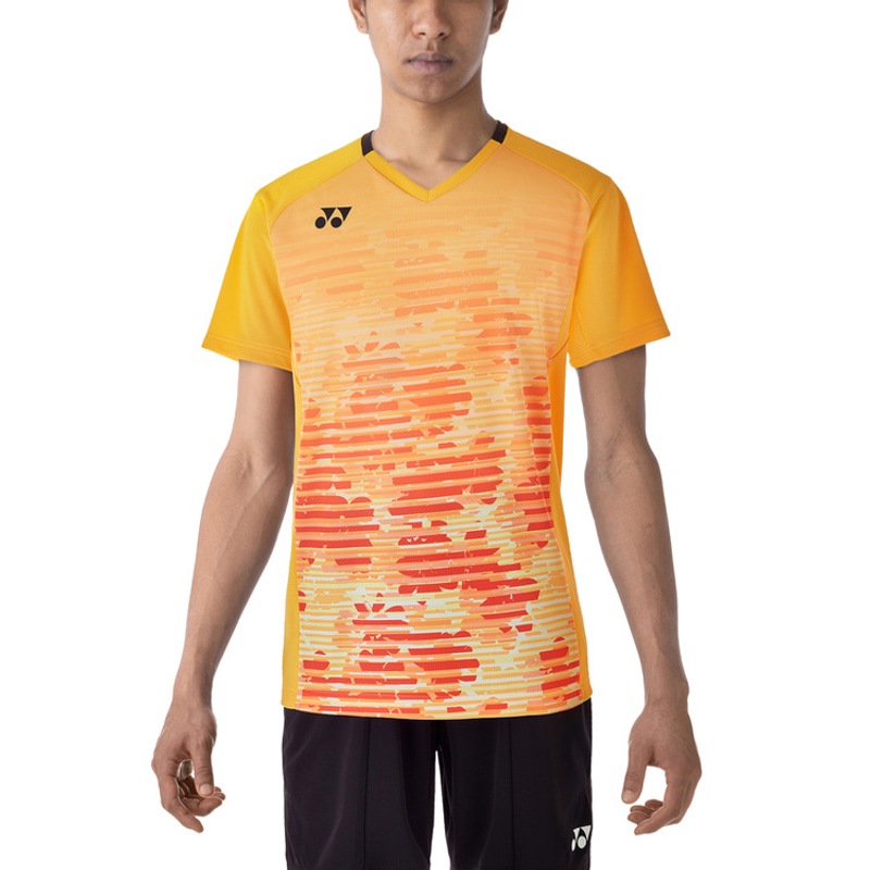 YONEX イエロー ゲームシャツ ウェア ショートパンツ セット L YONEX