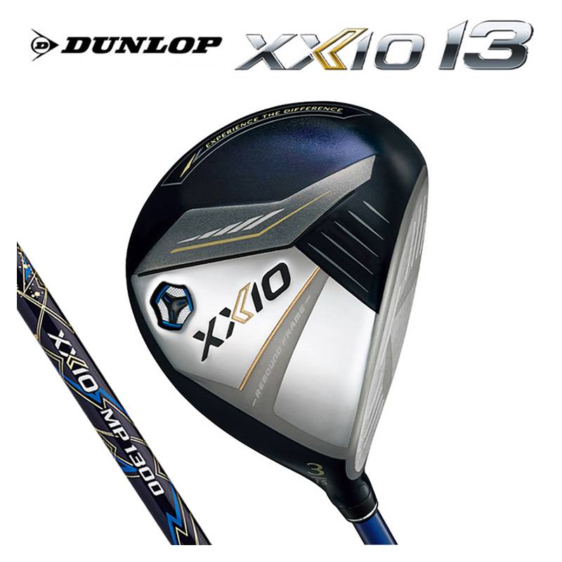 DUNLOP XXIO13 ゼクシオ 13 フェアウェイウッド ネイビー MP1300 カーボンシャフトダンロップ 2024年モデル ヘッドカバー付き