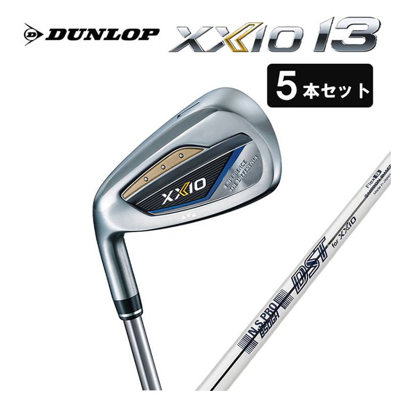 【5本セット】DUNLOP XXIO13 ゼクシオ 13 アイアン ネイビー N.S.PRO 850GH DST for XXIO スチールシャフトダンロップ 2024年モデル