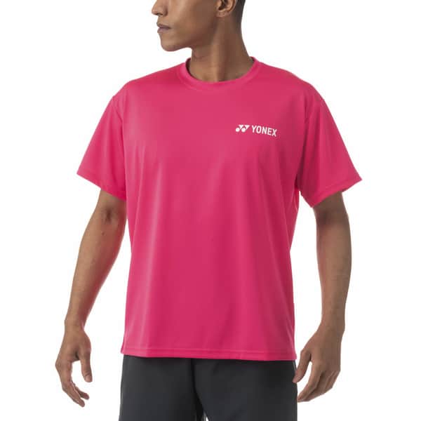 ヨネックス ドライTシャツ.16500 ネオンピンク ユニセックス 男女兼用