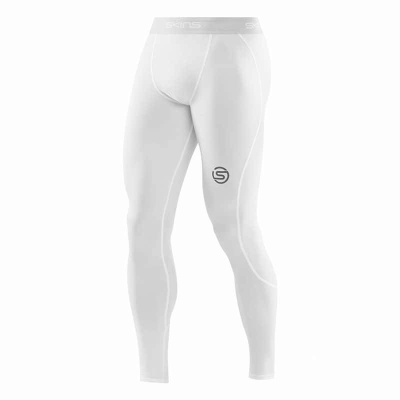 スキンズ SERIES-1 ロングタイツ ホワイト 18171110-004 メンズ SKINS コンプレッションウェア フィットネス トレーニング ヨガ ジム