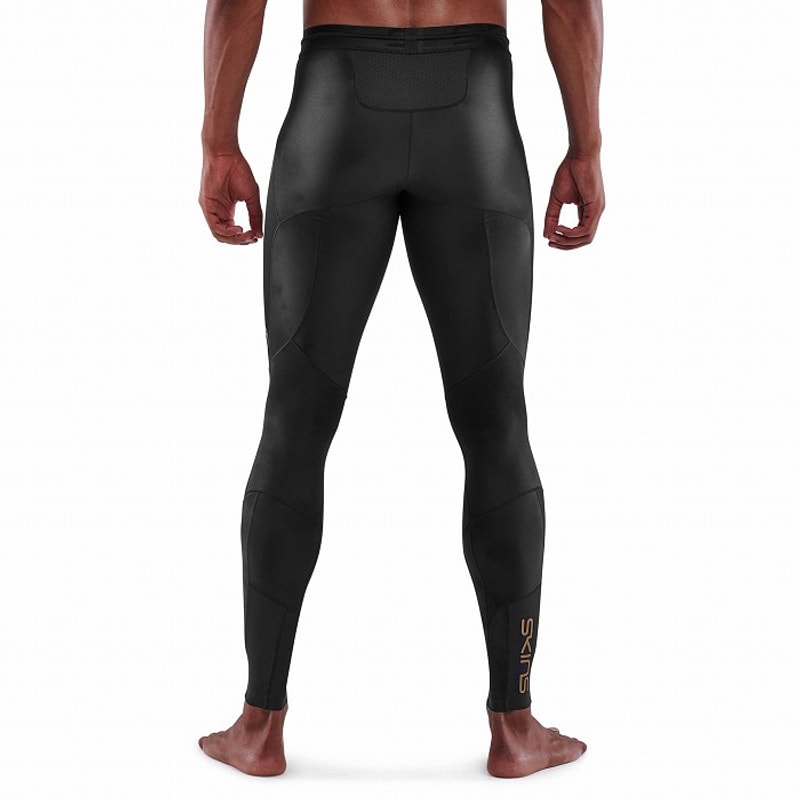スキンズ SERIES-5 ロングタイツ ブラック 18171510-019 メンズ SKINS コンプレッションウェア フィットネス トレーニング ヨガ ジム