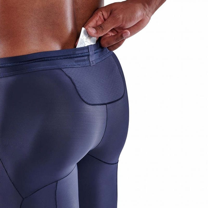 スキンズ SERIES-5 ロングタイツ ネイビー 18171510-098 メンズ SKINS コンプレッションウェア フィットネス トレーニング ヨガ ジム