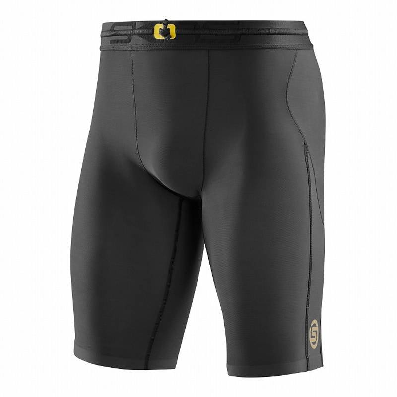 スキンズ SERIES-5 ハーフタイツ ブラック 18171540-019 メンズ SKINS コンプレッションウェア フィットネス トレーニング ヨガ ジム