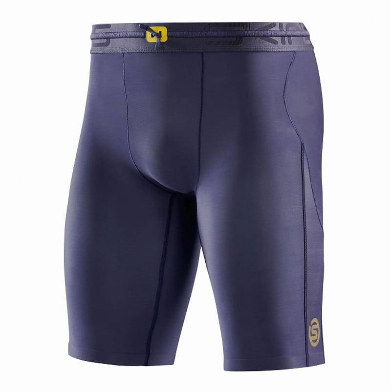 スキンズ SERIES-5 ハーフタイツ ネイビー 18171540-098 メンズ SKINS コンプレッションウェア フィットネス トレーニング ヨガ ジム