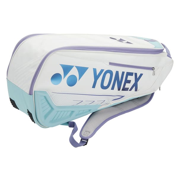 ヨネックス YONEX新品 未使用トーナメントバッグ ホワイト／ペールブルー ヨネックス テニス ラケットバッグ6 BAG2442RY-552 ホワイト