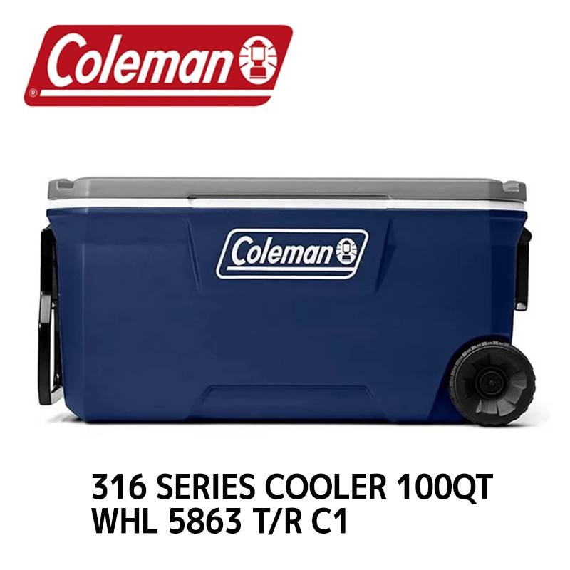 コールマン クーラーボックス COLEMAN 316 Series 100QT Wheeled Cooler Twilight トワイライト 95L ホイールクーラー 日本未発売モデル[2179154]