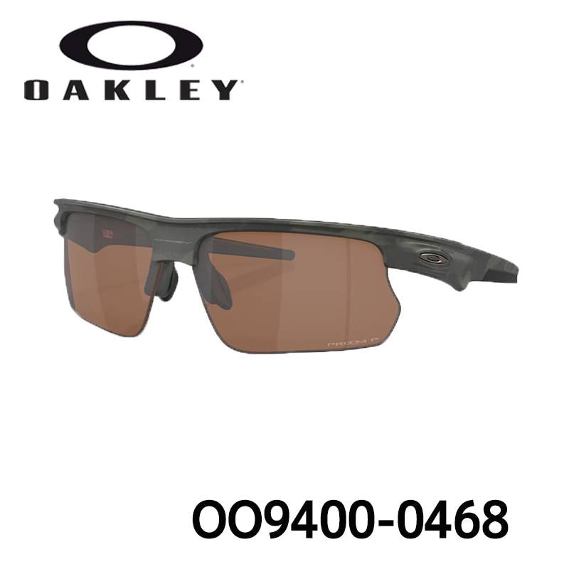 オークリー サングラス バイスフィエラOAKLEY BISPHAERA OO9400-0468 MATTE OLIVE CAMO/PRIZM TUNGSTEN POLARIZED [日本正規品]