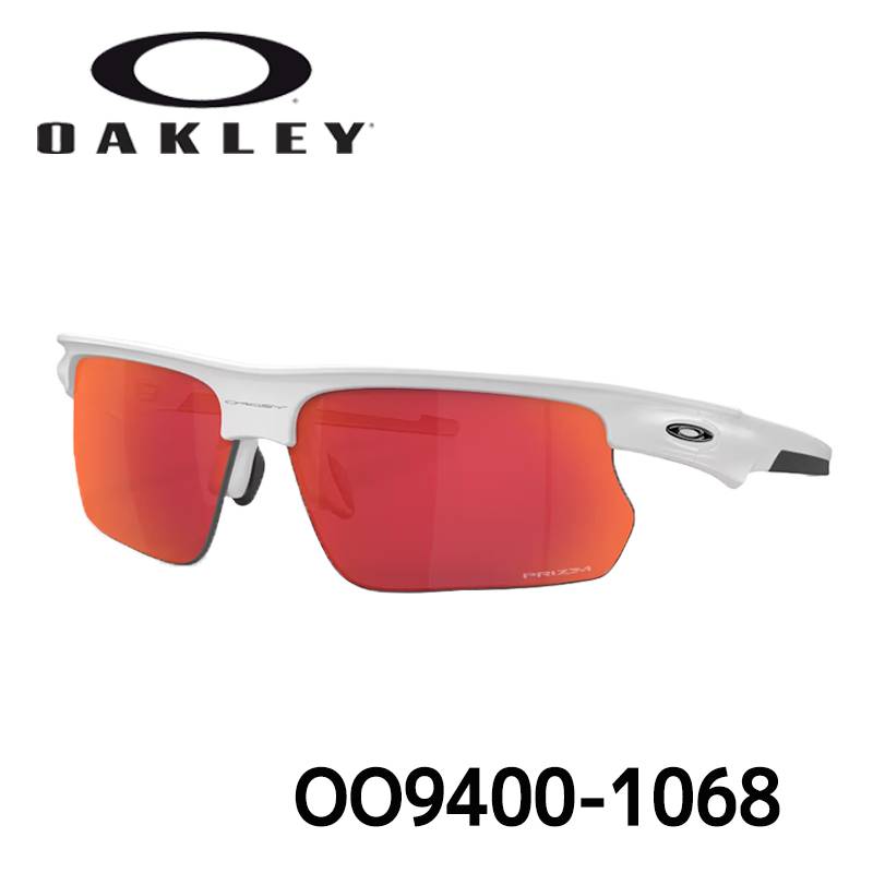オークリー サングラス バイスフィエラOAKLEY BISPHAERA OO9400-1068 MATTE WHITE/PRIZM FIELD [日本正規品]