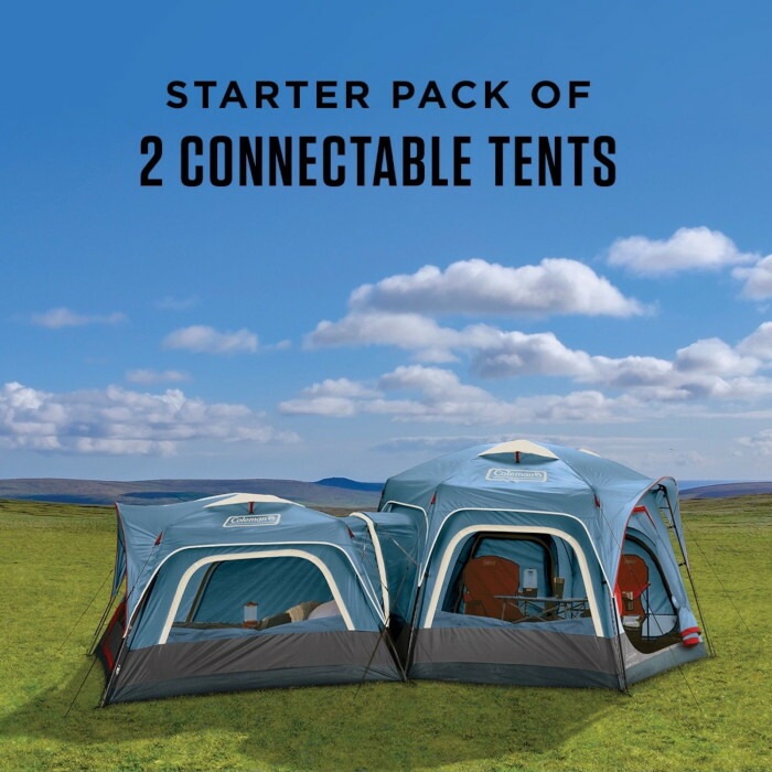 コールマン コネクタブル バンドル テント 3人+6人用  (Coleman CONNECTABLE TENT BUNDLE WITH FAST PITCH SETUP 3+6 PERSON [2000003782]