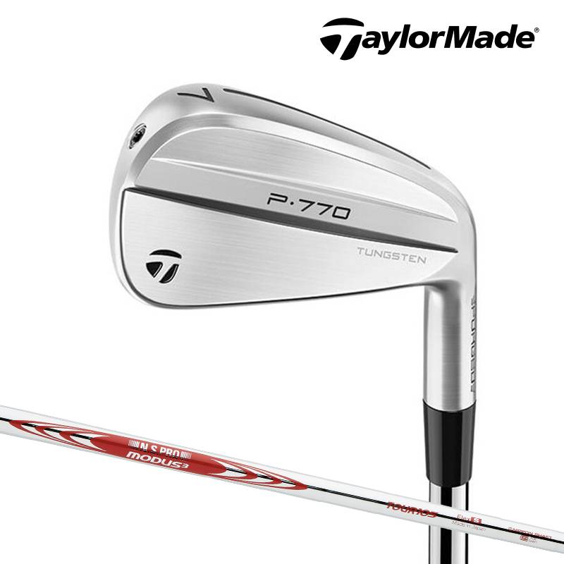 テーラーメイド P770 2024年モデル アイアン 5本セット(6-PW) N.S.PRO MODUS3 TOUR 105 (S) スチールシャフト メンズ 右利き用 TaylorMade 日本モデル