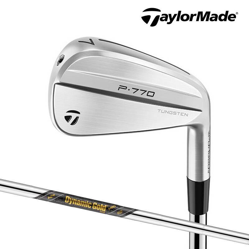 テーラーメイド P770 2024年モデル アイアン 5本セット(6-PW) Dynamic Gold MID 115 (S200) スチールシャフト メンズ 右利き用 TaylorMade 日本モデル