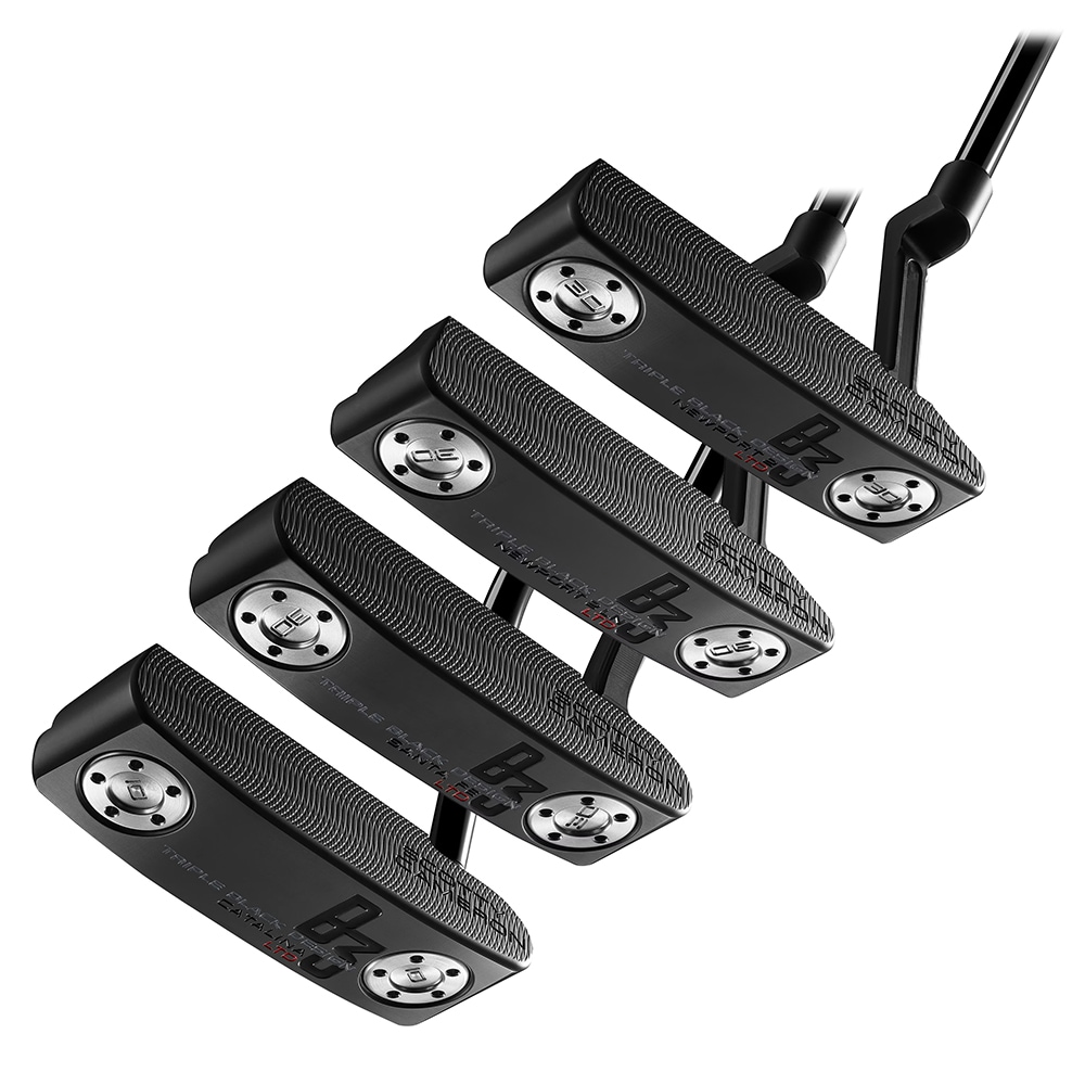 【2024年 限定品・即納】Scotty Cameron B3 Triple Black Limited Putter Newport 2/Long Neck/Catalina/SantaFe スコッティーキャメロン トリプルブラック USA直輸入