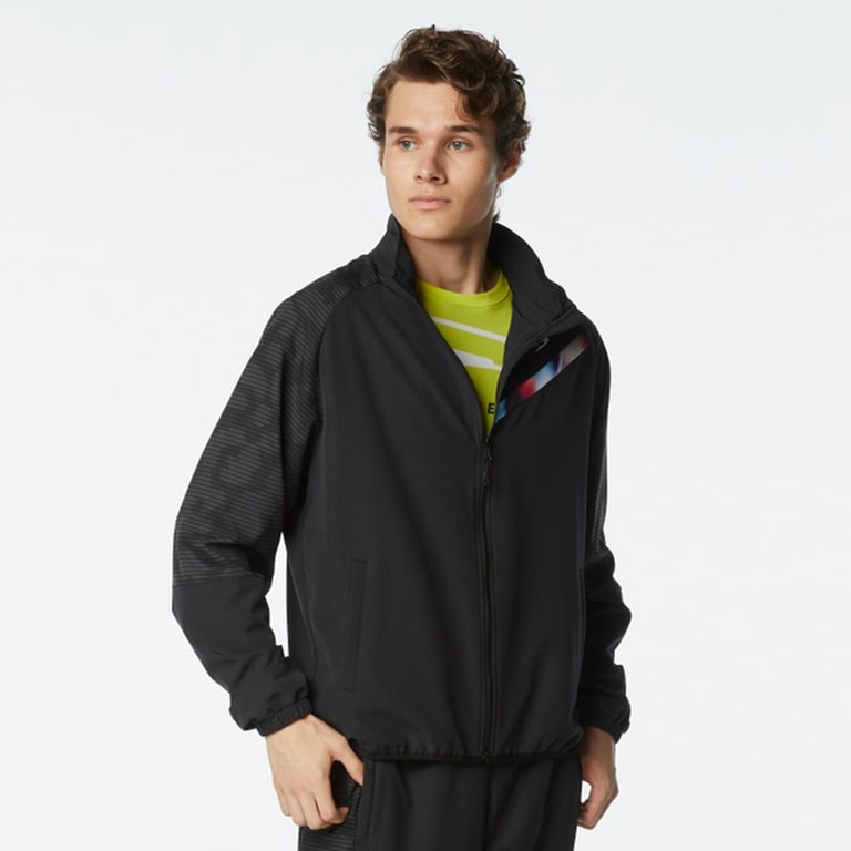 【DUNLOP】ダンロップ ユニセックス トラックジャケット ブラック系 ダンロップ UNISEX TRACK JACKET DAF-5300 トラックジャケット