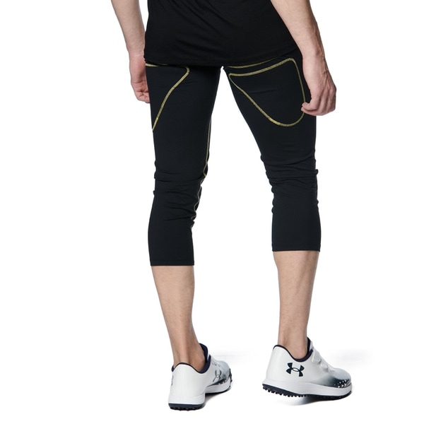 アンダーアーマー UAアンディナイアブル 3/4スライダー 1384735-001 Black/Gold メンズ ベースボール UNDER ARMOUR