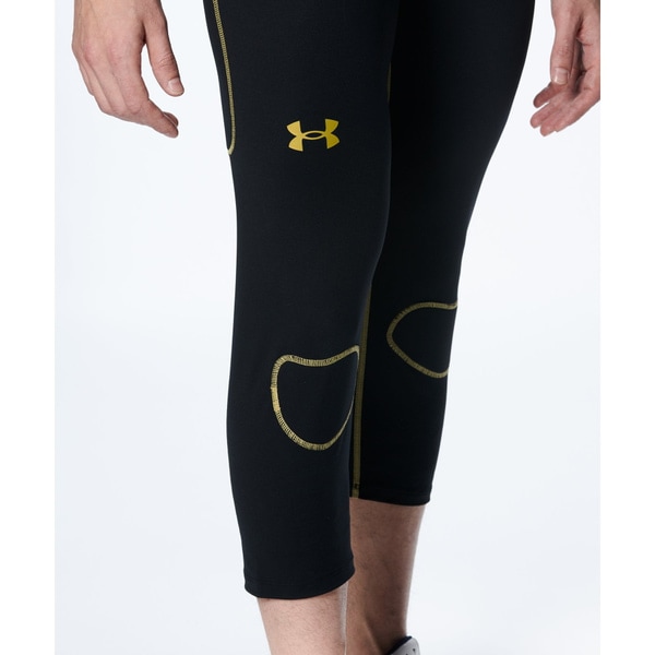 アンダーアーマー UAアンディナイアブル 3/4スライダー 1384735-001 Black/Gold メンズ ベースボール UNDER ARMOUR