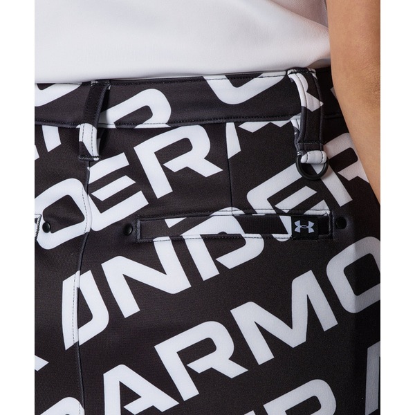 アンダーアーマー UAニット プリント スカート 1384974-001 Black/White/White ウィメンズ レディース ゴルフ UNDER ARMOUR