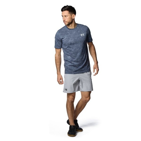 アンダーアーマー UAウーブン 7インチ ショーツ 1384809-011 Mod Gray メンズ トレーニング UNDER ARMOUR