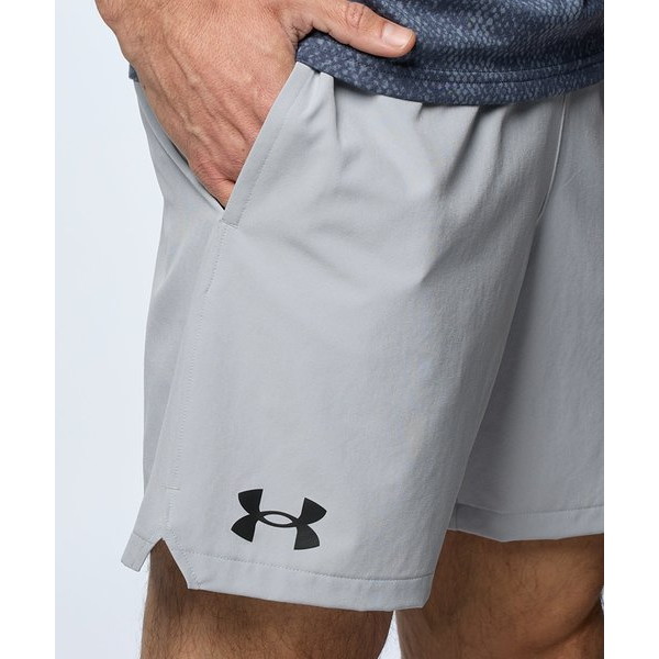 アンダーアーマー UAウーブン 7インチ ショーツ 1384809-011 Mod Gray メンズ トレーニング UNDER ARMOUR