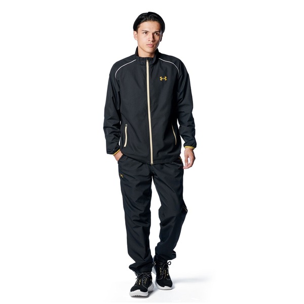 アンダーアーマー UAアンディナイアブル ウーブン パンツ 1388141-001 Black/Gold メンズ ベースボール UNDER ARMOUR