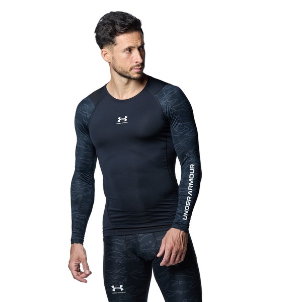 アンダーアーマー UAヒートギアアーマー ノベルティ ロングスリーブ シャツ 1388213-001 Black メンズ トレーニング UNDER ARMOUR