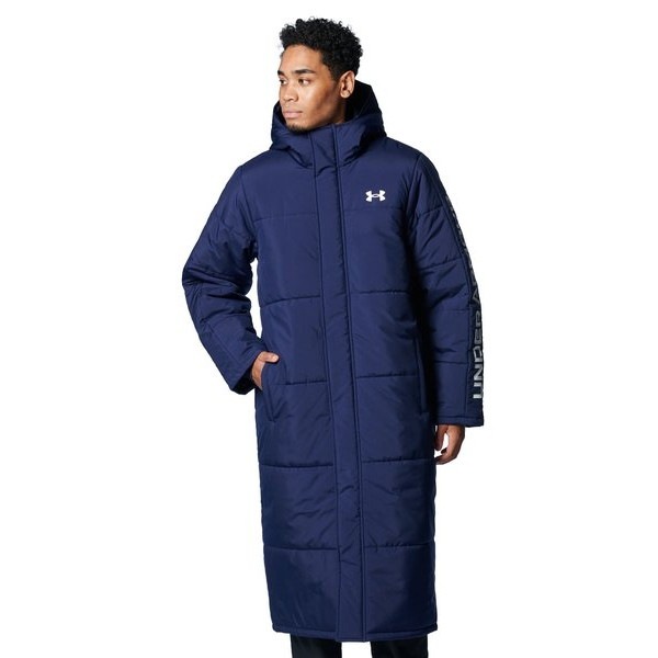 アンダーアーマー UAロゴ ロングコート 1388242-410 Midnight Navy メンズ トレーニング UNDER ARMOUR