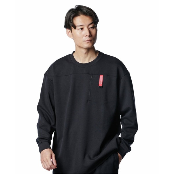 アンダーアーマー UAオーバーサイズド ロングスリーブ Tシャツ 1388251-001 Black メンズ トレーニング UNDER ARMOUR