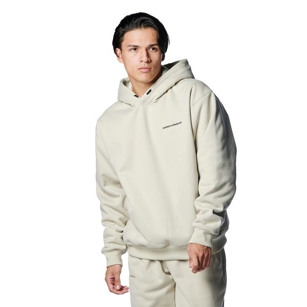 アンダーアーマー UAディーエヌエー フリース プルオーバー フーディー 1388255-289 Khaki Base メンズ スポーツスタイル UNDER ARMOUR