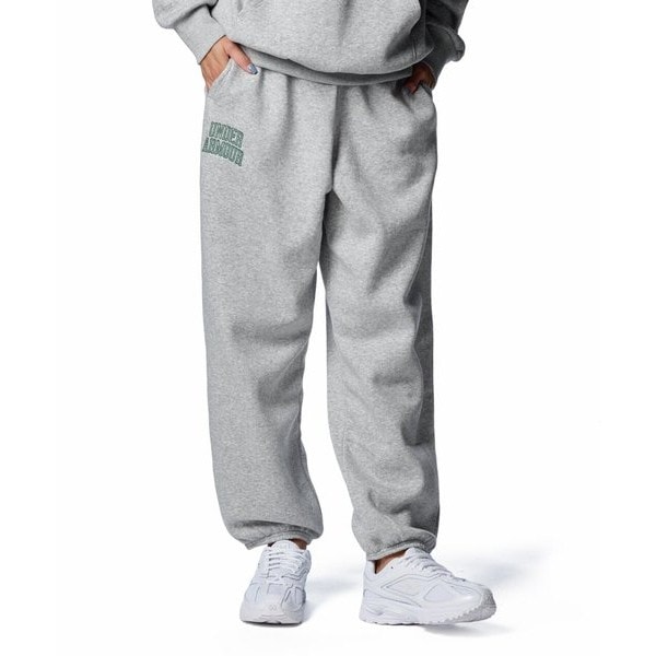 アンダーアーマー UAライバルフリース カレッジ パンツ 1388942-011 Mod Gray Light Heather ウィメンズ レディース トレーニング UNDER ARMOUR