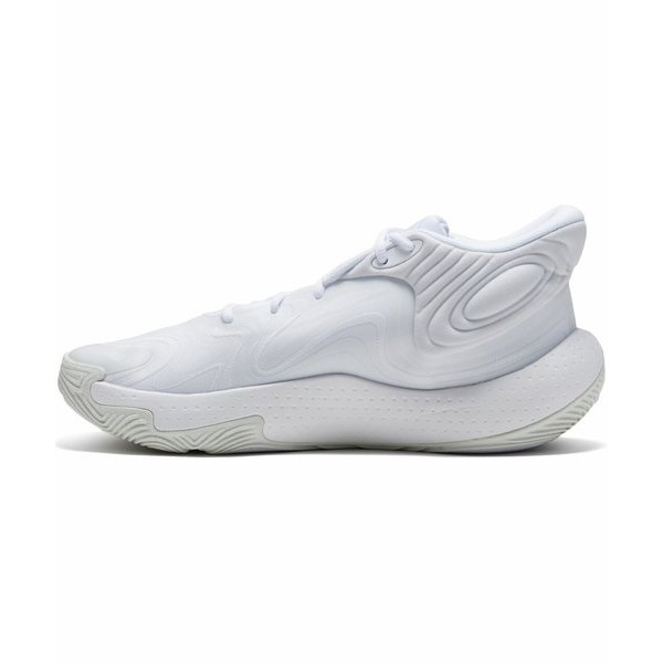 アンダーアーマー UAスポーン6 ミッド 3027647-102 White/Distant Gray ユニ 男女兼用 バスケットボール UNDER ARMOUR