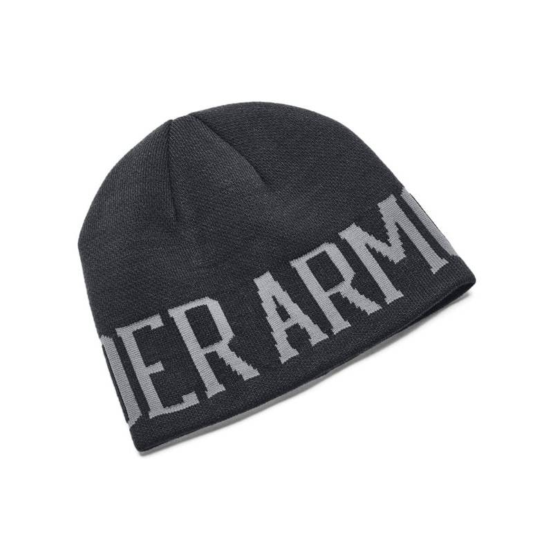 アンダーアーマー UAリバーシブル ハーフタイム ビーニー 1379999-002 Black/Castlerock ジュニア キッズ スポーツスタイル UNDER ARMOUR