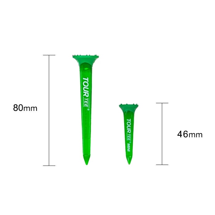 【4パックセット】TOUR TEE COMBO NEONS BLUE ツアーティー コンボ ネオンブルー T-490 5本入り USGAR&Aルール適合 2024年 カラフル 蛍光色/クリア ゴルフティー