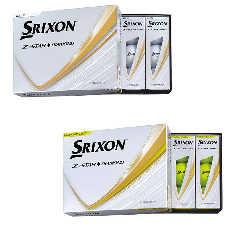  SRIXON Z-STAR DIAMOND ゴルフボール   2025年 スリクソン ゼットスター ダイヤモンド ボール 1ダース（12個入り）日本正規品