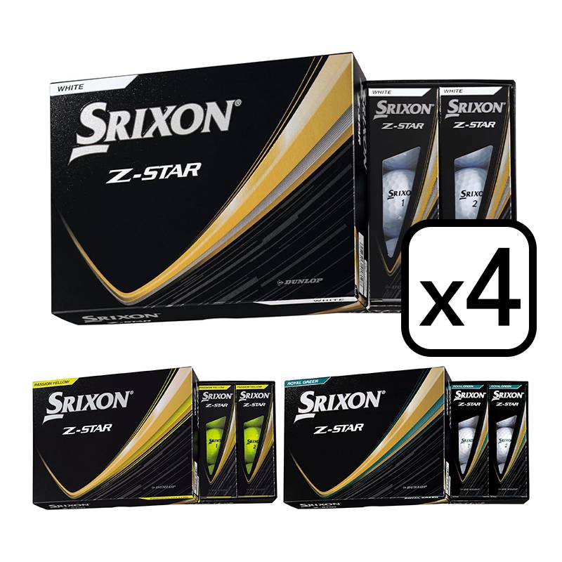 【2025年1月17日】 SRIXON Z-STAR ゴルフボール   2025 スリクソン ゼットスター ボール 4ダースセット（12個入りｘ4）日本正規品【先行予約】 