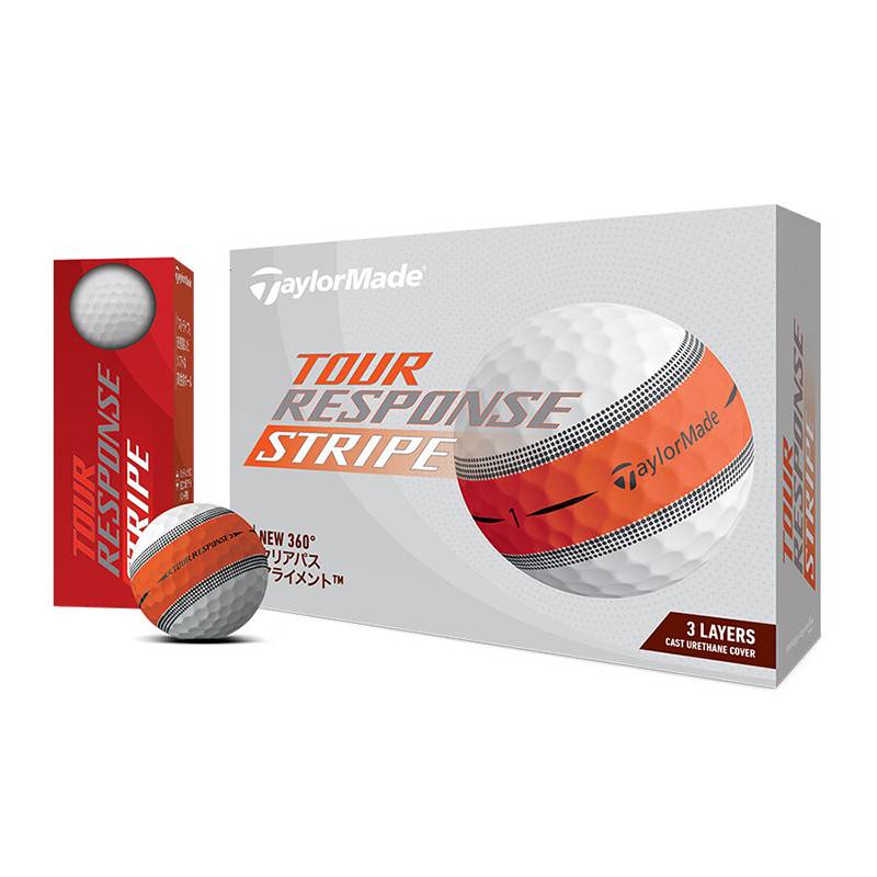 TaylorMade TOUR RESPONSE ORG ゴルフボール  2024 テーラーメイド ツアーレスポンス ゴルフボール オレンジ 1ダース（12個入り）日本正規品