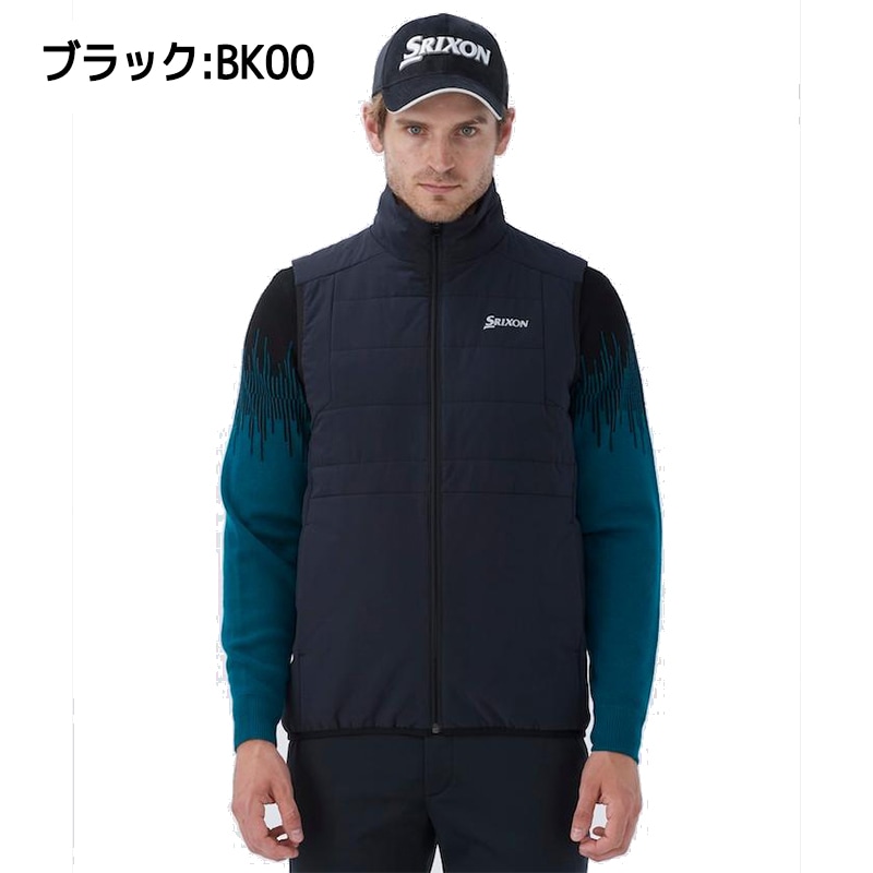 スリクソン ヒートナビ 中綿アウターベスト RG4FVE02M HEAT NAVI ストレッチ メンズ ゴルフウェア SRIXON