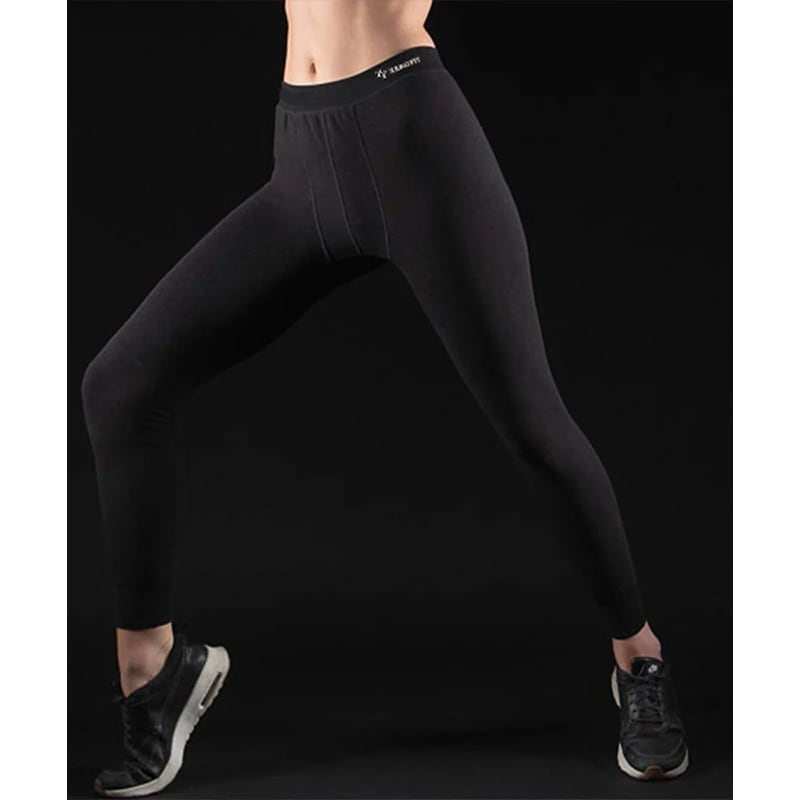 イオンスポーツ ゼロフィット ヒートラブ タイツ レディース ブラックEONSPORTS ZEROFIT HEATRUB 速暖 抗菌防臭