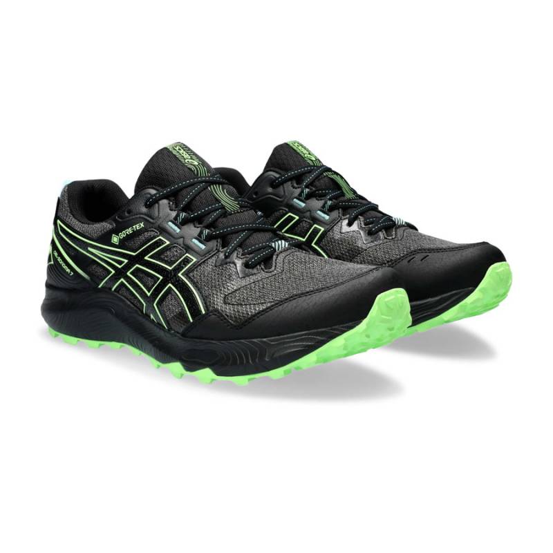 アシックス シューズ GEL-SONOMA 7 GTX BLACK/ILLUMINATE GREEN