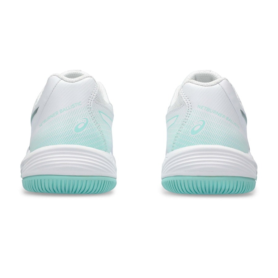 アシックス シューズ GEL-NETBURNER BALLISTIC 3 GS WHITE/ILLUMINATE MINT 1054A011-106ゲルネットバーナー バリスティック バレーボール ジュニア キッズ ASICS