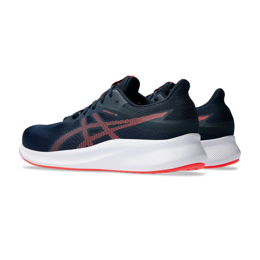 アシックス シューズ PATRIOT 13 FRENCH BLUE/SUNRISE RED 1011B567-408パトリオット ランニング メンズ ASICS