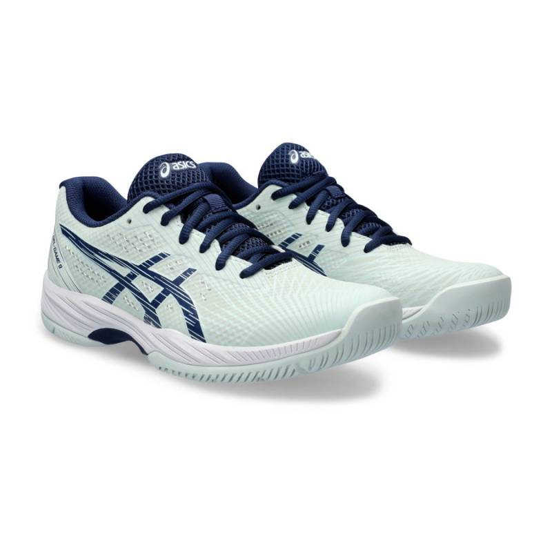 アシックス シューズ GEL-GAME 9 PALE MINT/BLUE EXPANSE 1042A211-300ゲルゲーム テニス ユニ 男女兼用 ASICS