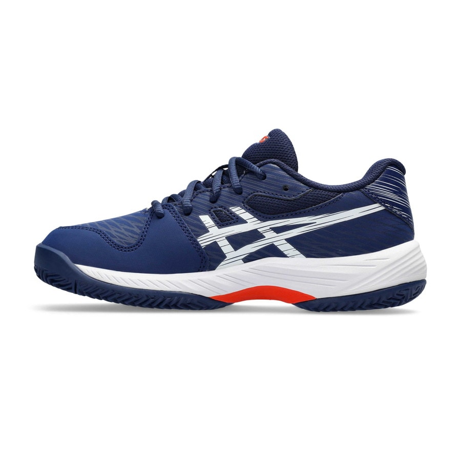 アシックス シューズ GEL-GAME 9 GS CLAY/OC BLUE EXPANSE/WHITE 1044A057-403ゲルゲーム テニス ジュニア キッズ ASICS